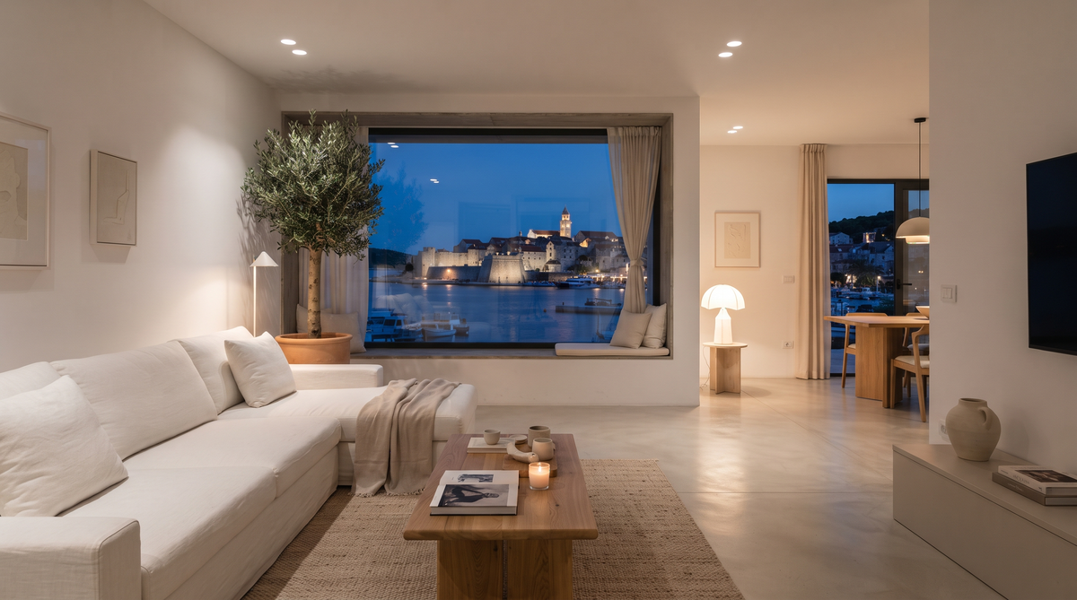 Villa ponton à Korčula